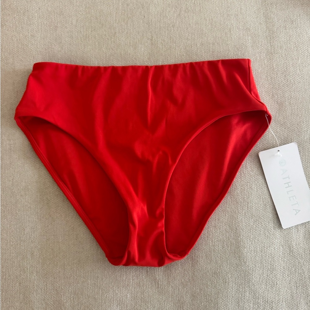 Athleta Red Bikini Bottom